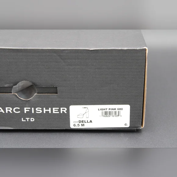 Marc Fisher Ankle Strap Platform Sandal (Womens) Light Pink (looks nude) 8.5 - Picture 13 of 13